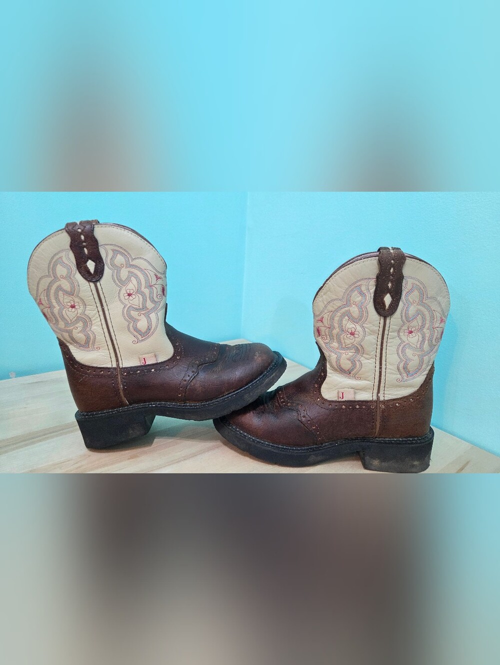 Justin Gypsy boots REAL LEATHER BOOTS WOMENS SIZE 7 GREAT CONDITION